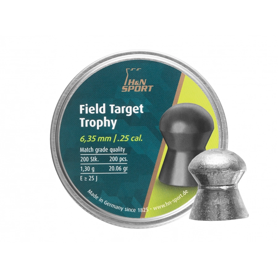 Śrut diabolo H&N Field Target Trophy 6,35 mm 200 szt. 1/3
