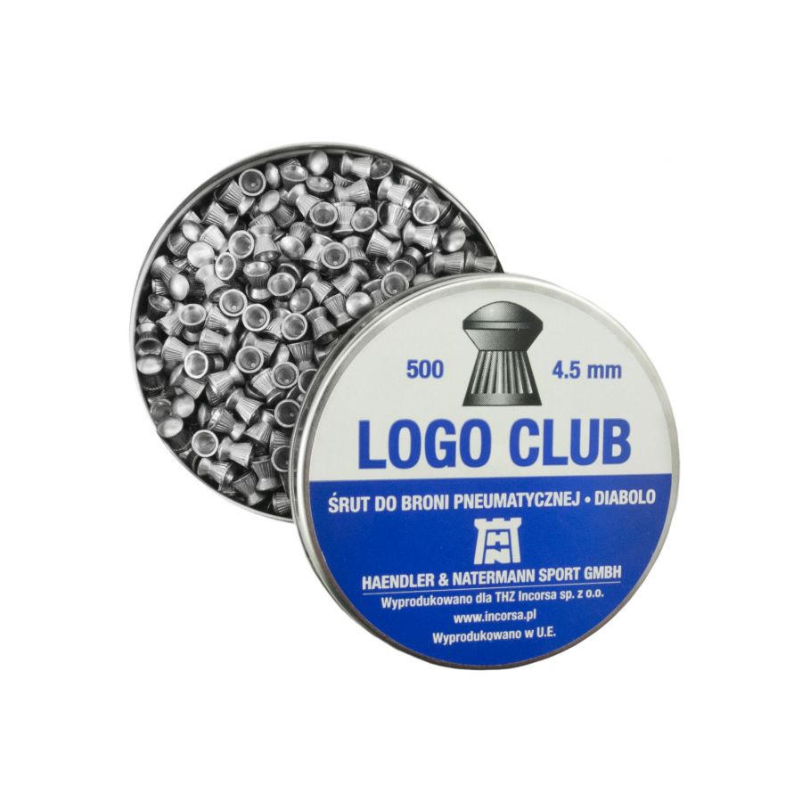 Śrut diabolo H&N Logo Club 4,5 mm 500 szt. 2/2