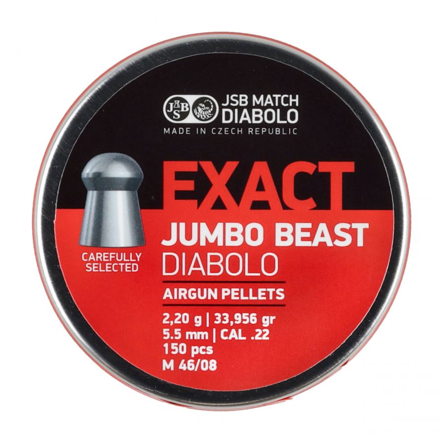 Śrut diabolo JSB Exact Jambo Beast 5,52 mm 150 szt.

 1/3