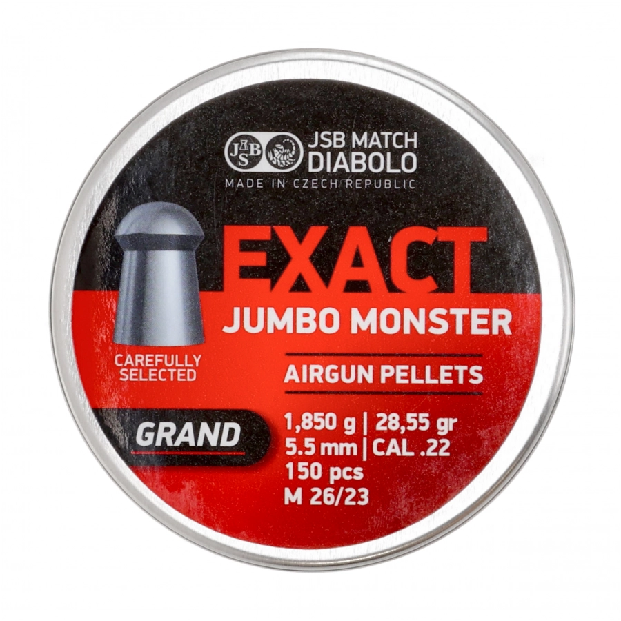 Śrut diabolo JSB Exact Jumbo Monster Grand 5,52 mm 150 szt. 1/4