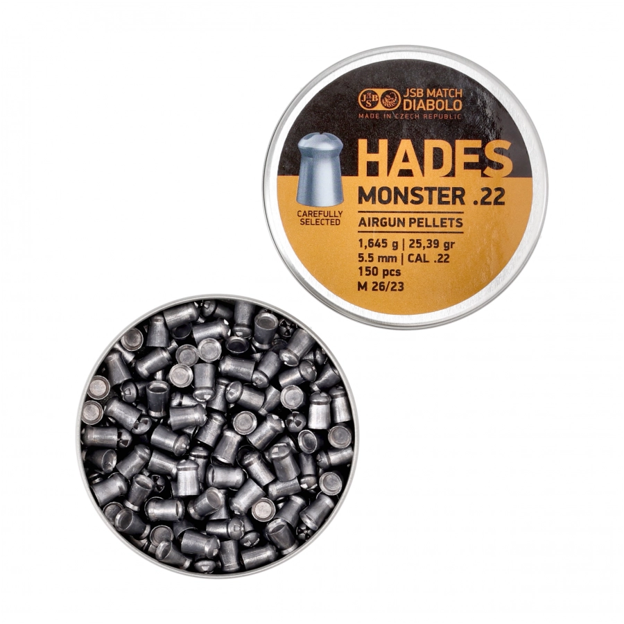 Śrut diabolo JSB Hades Monster .22 5,5 mm 150 szt. 2/4