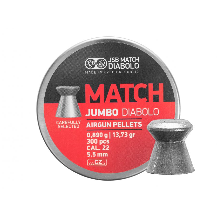 Śrut diabolo JSB Jumbo Match 5,50 mm 300 szt. 1/3