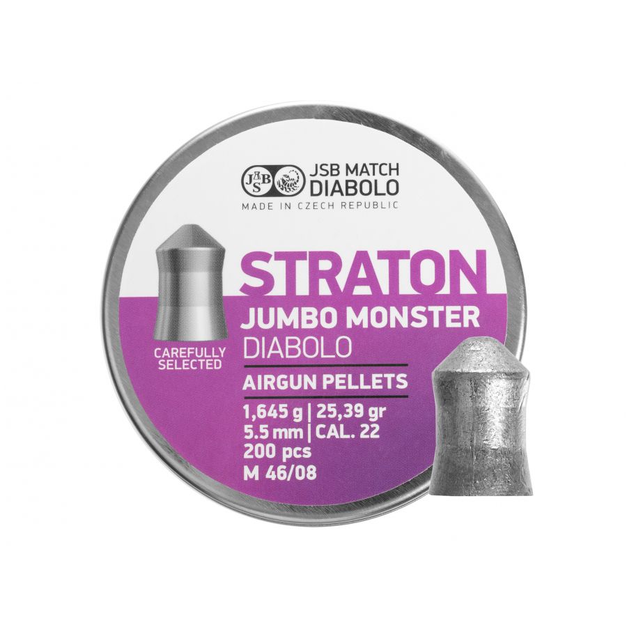 Śrut diabolo JSB Jumbo Monster Straton 5,51 mm 200 szt.
 1/3