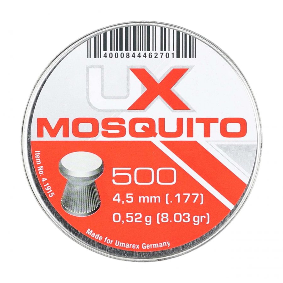 Śrut diabolo Umarex Mosquito Ribbed 4,5 mm 500 szt. 1/3