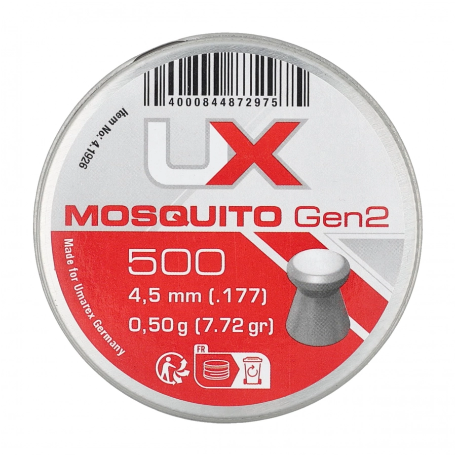 Śrut diabolo UX Mosquito gen 2. 4,5 mm 500 szt. 1/3