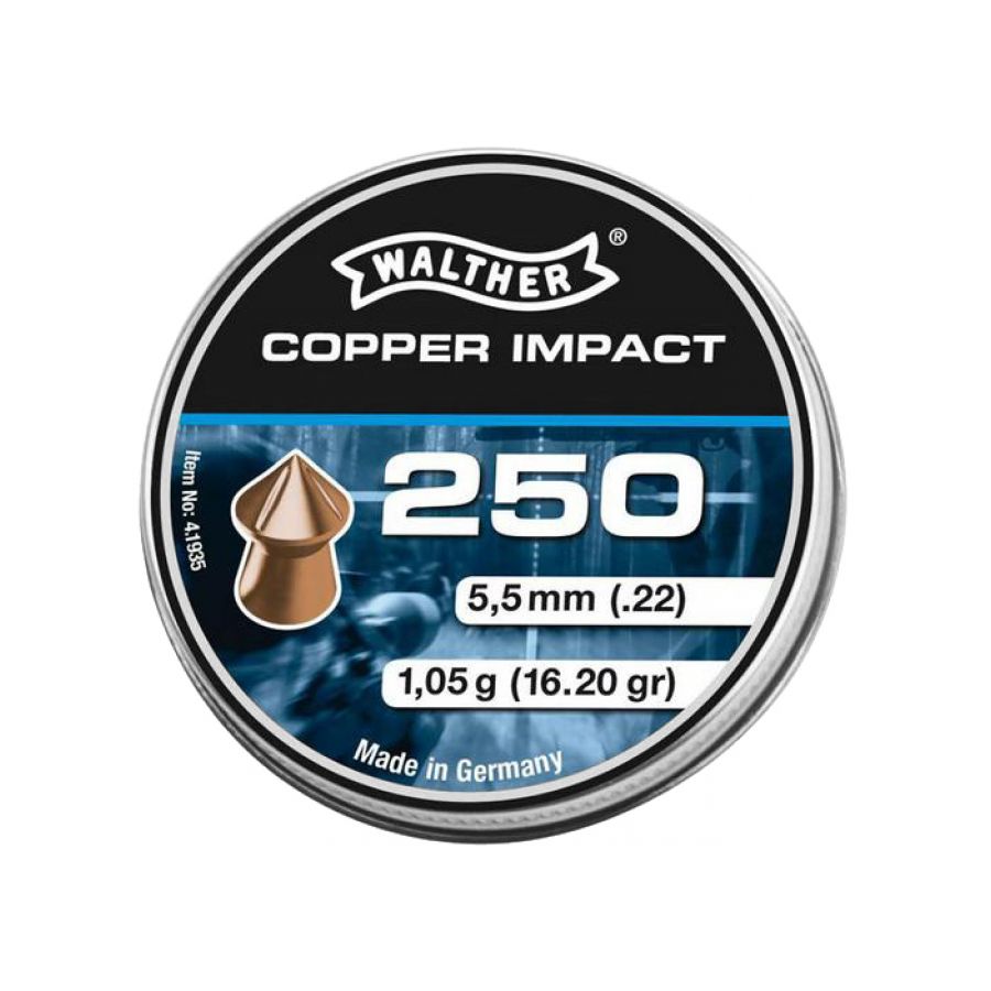 Śrut diabolo Walther Copper Impact 5,5 mm 250 szt. 1/1