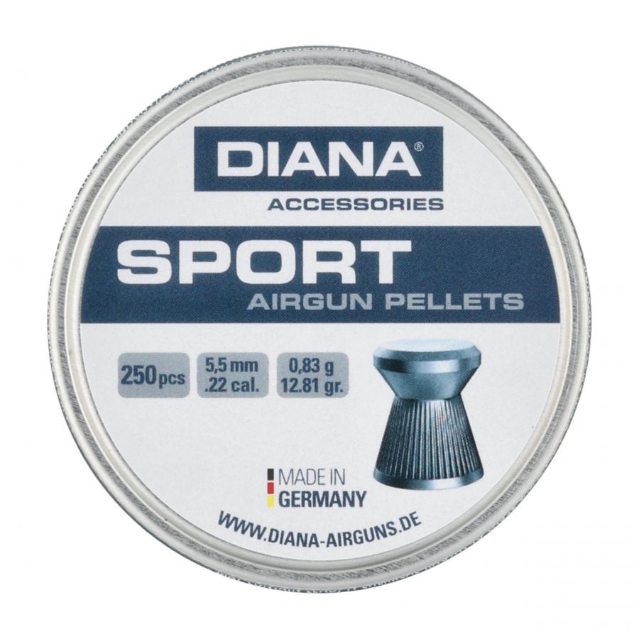 Śrut Diana Sport 5,5 mm 250 szt. 1/4