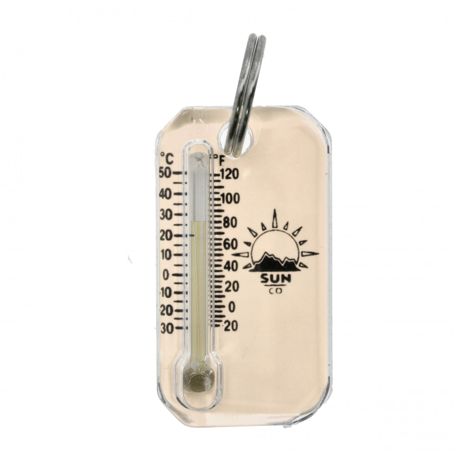 Sun Co. thermometer keychain. LumaZip 2/3