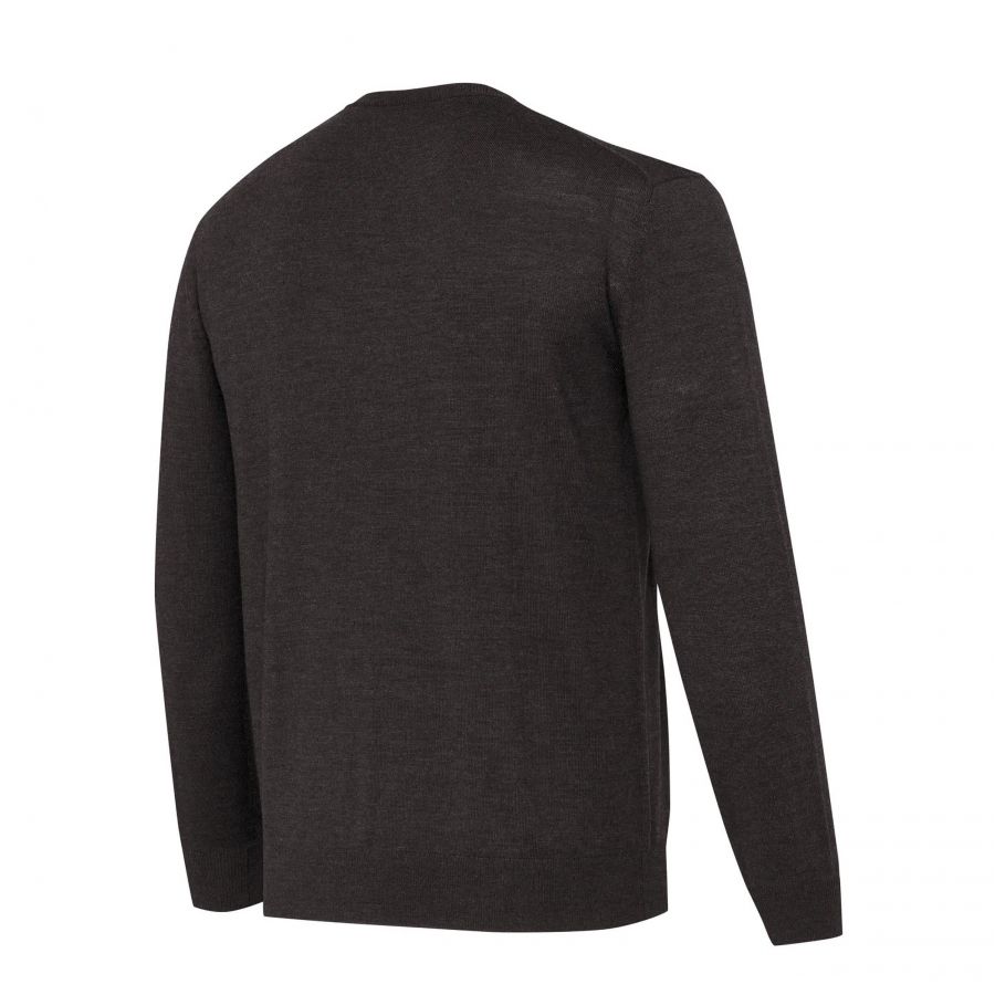 Sweter męski Beretta Merino V Neck brązowy 2/2