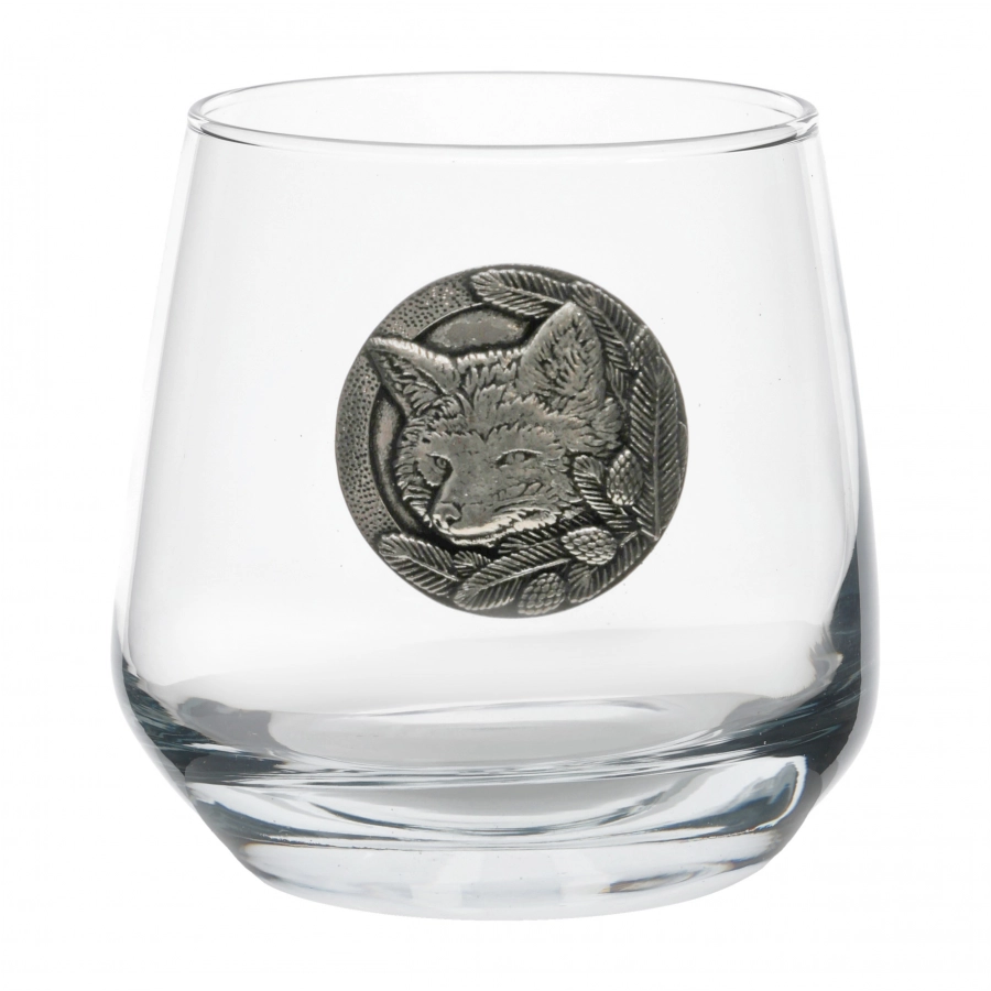 Szklanki do whisky Golden Fox Luna Lis zdobione odlewanym elementem 6 szt. 2/6