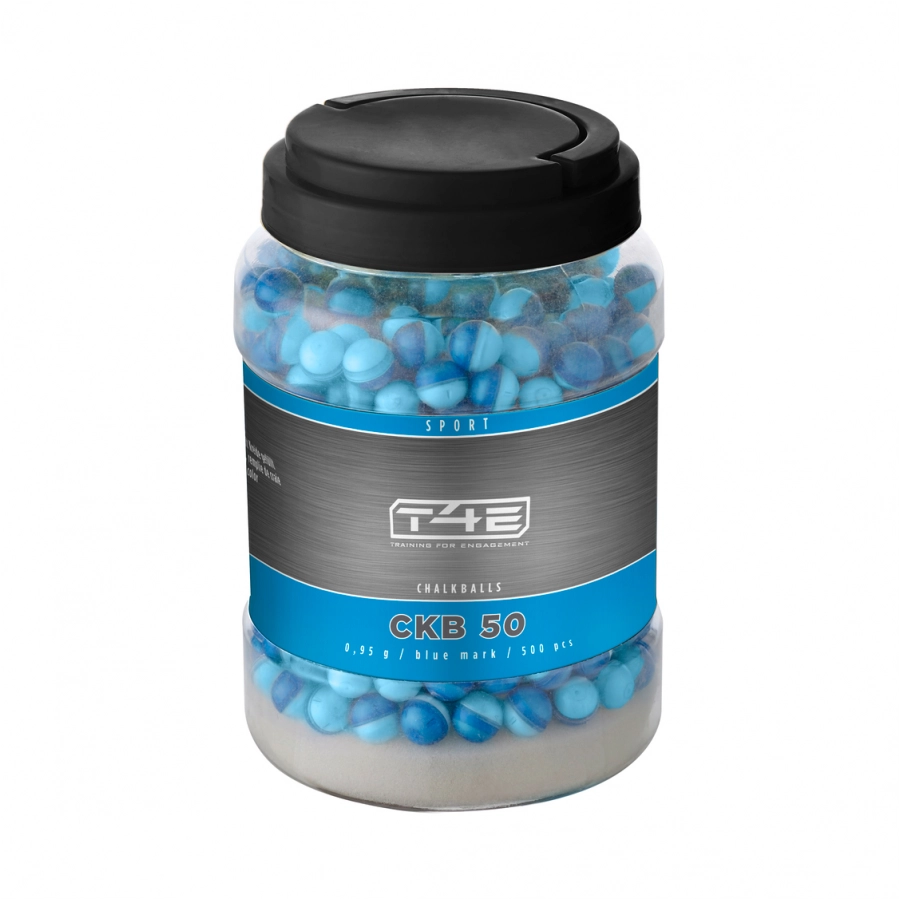 T4E Sport CKB .50 500 powder bullets blue 1/2