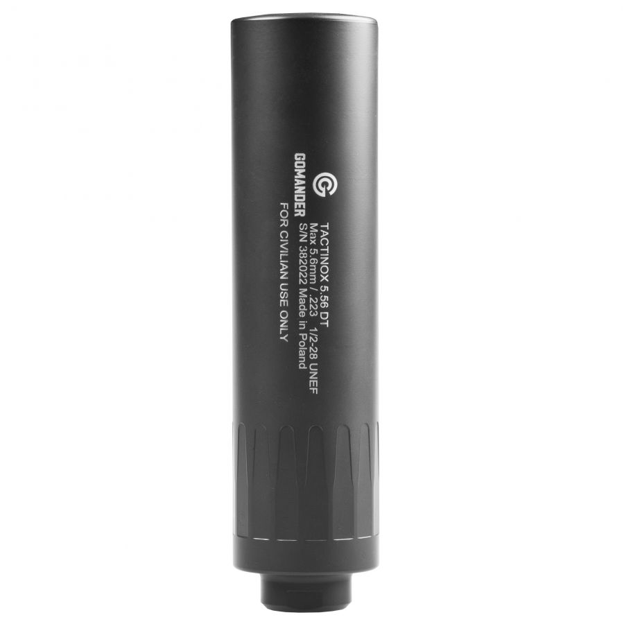 Tactinox 5.56 DT stainless suppressor - 42 mm black 1/2
