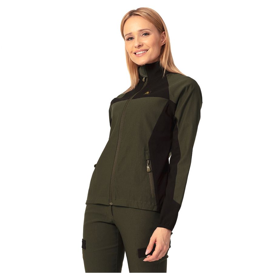 Tagart Cramp Pro women's jacket black/green 1/5