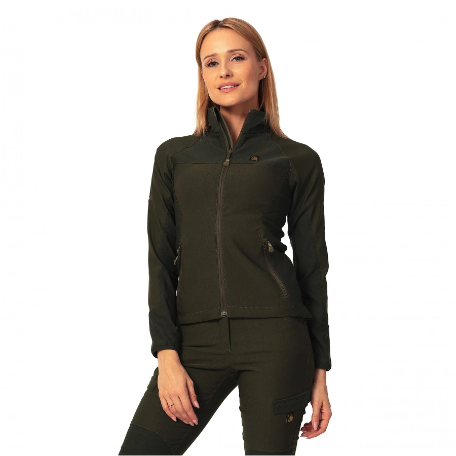 Tagart Cramp Pro women's jacket dark green 1/5
