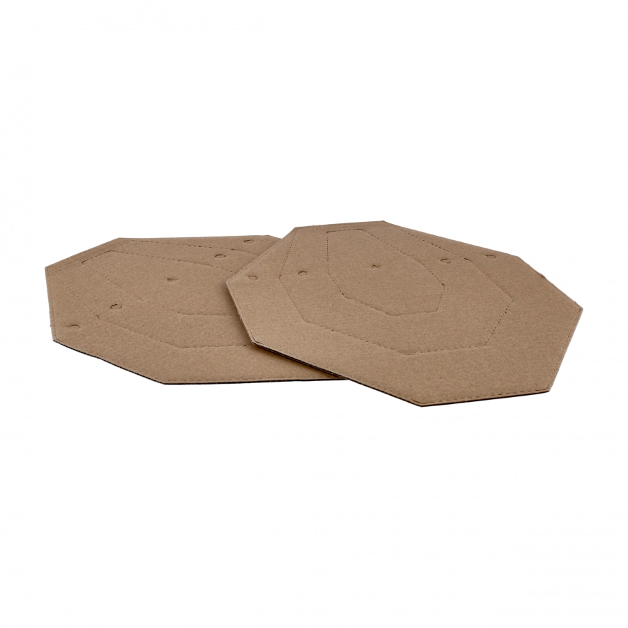 Tarcza kartonowa Range Solutions IPSC MINI połówki biało-brązowe 50 szt. 3/3