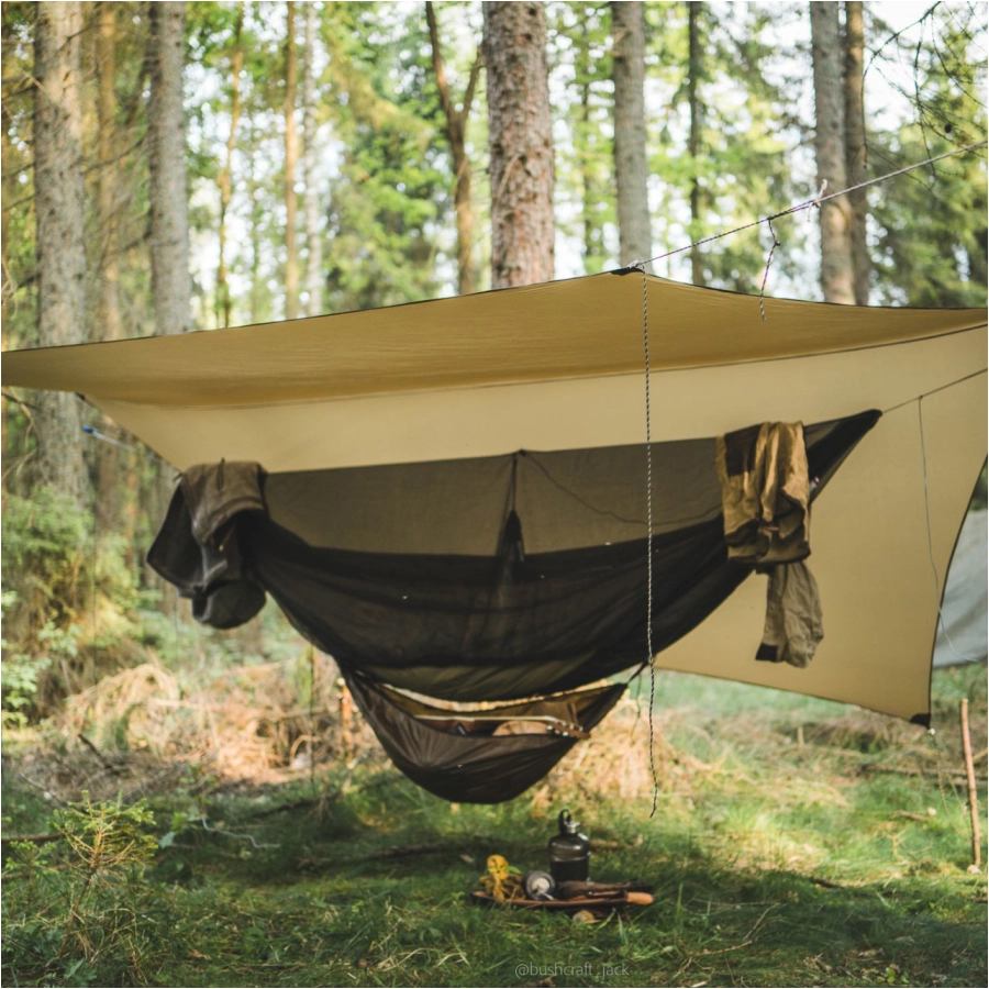 Tarp Lesovik HEKSA Kangaroo ultra light brown. 2/7