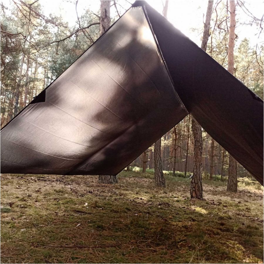 Tarp TigerWood 3 m x 4 m czarny 3/7