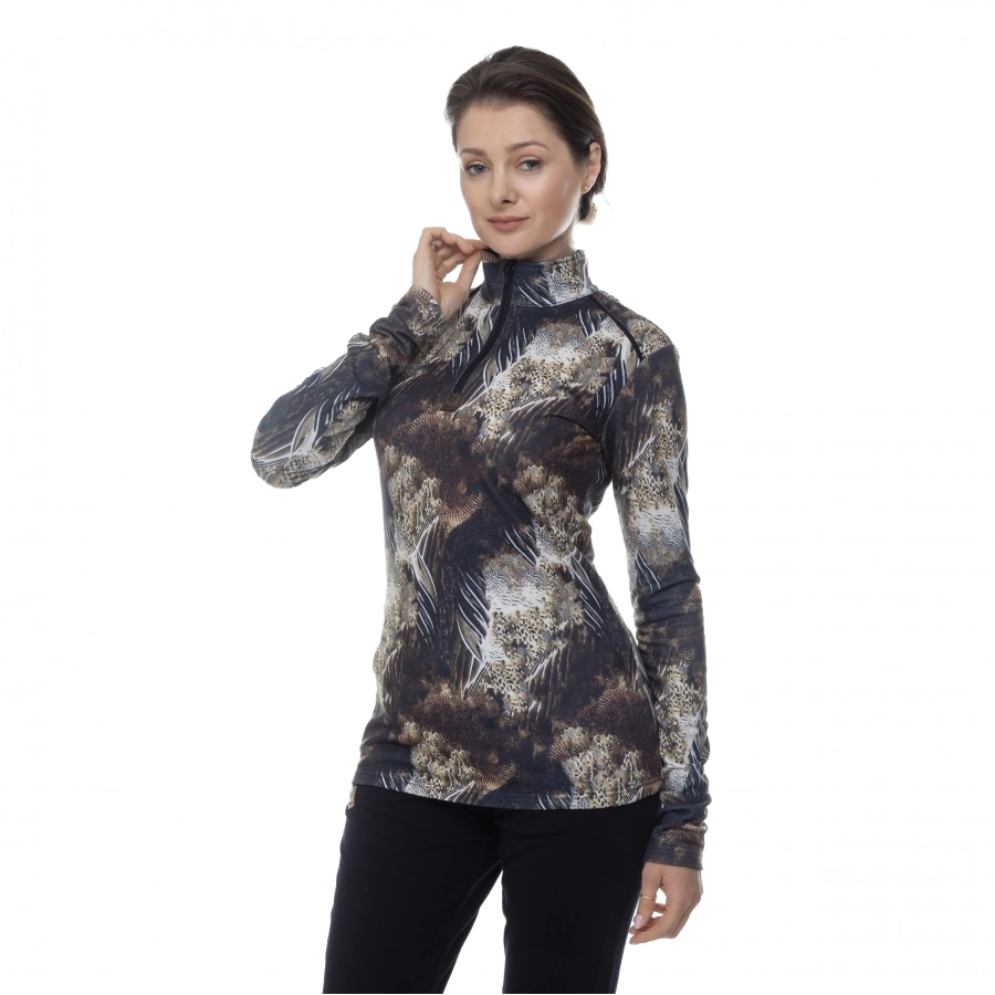Taurus Cyranka Zip women's sweatshirt black 1/2