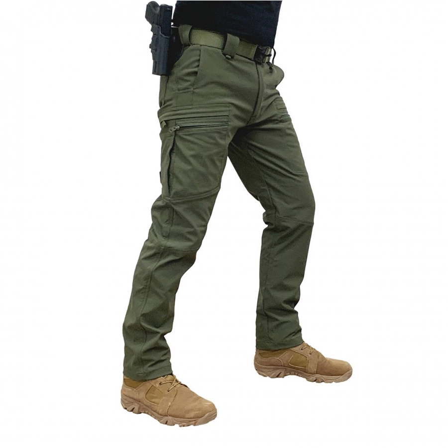 Texar Dominus men's pants olive green 3/5