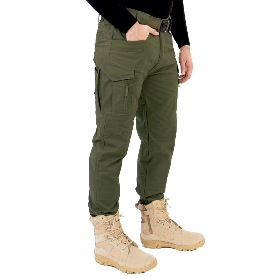 Texar Elite Pro 2.0 micro ripstop olive green pants 1/4