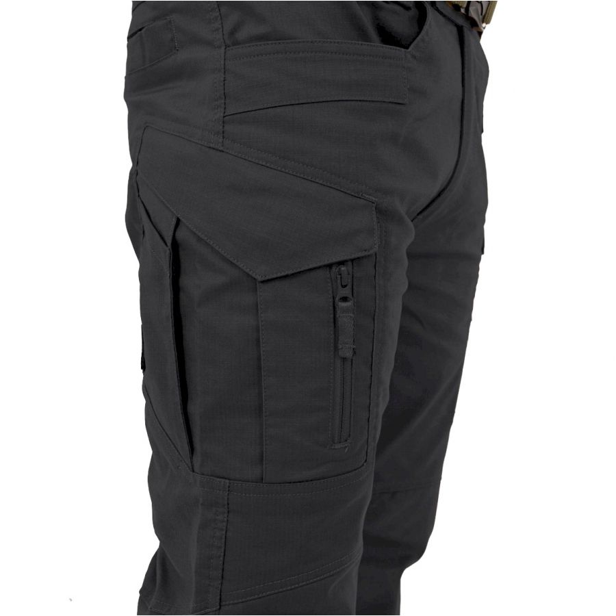 Texar Elite Pro 2.0 micro ripstop pants black 3/4