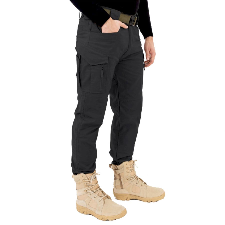 Texar Elite Pro 2.0 micro ripstop pants black 1/4
