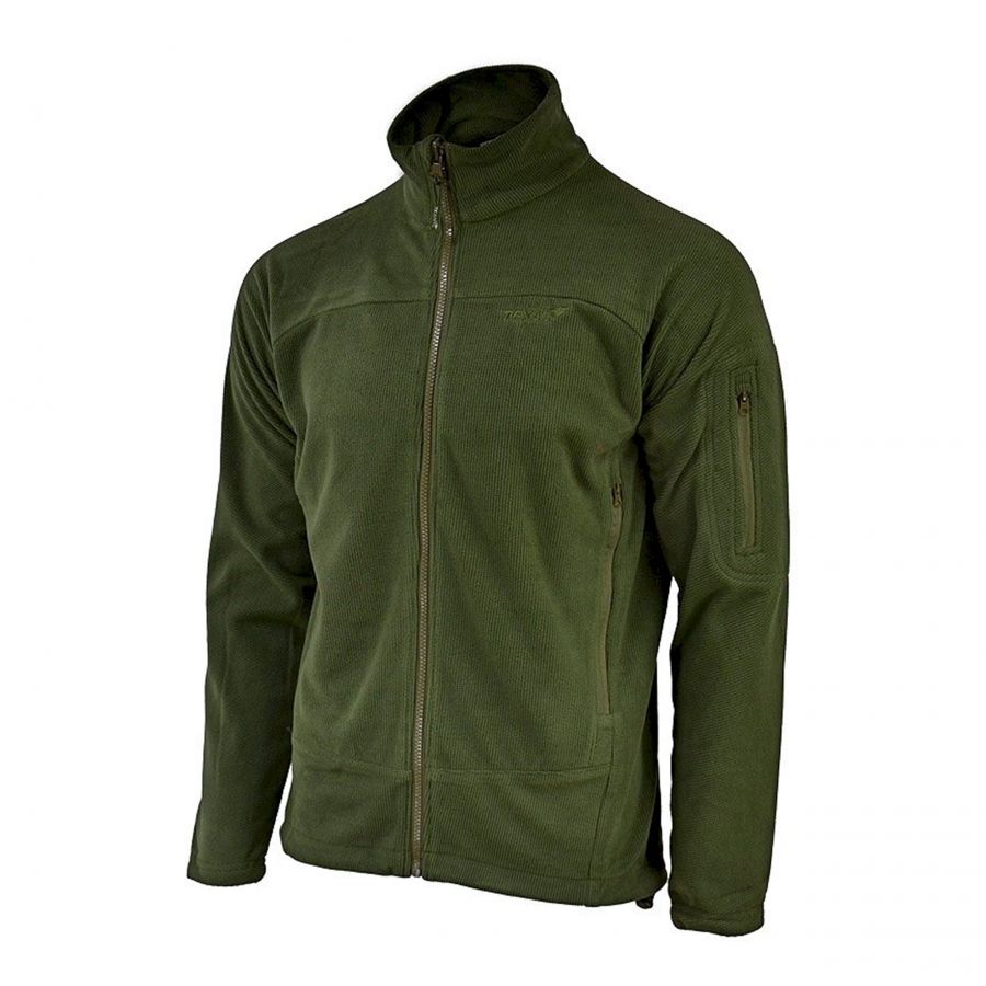 Texar men's Conger fleece sweatshirt olive green 1/1