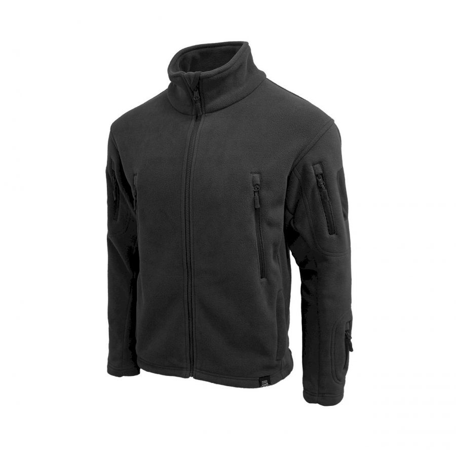 Texar men's fleece sweatshirt Aventor black 2/3