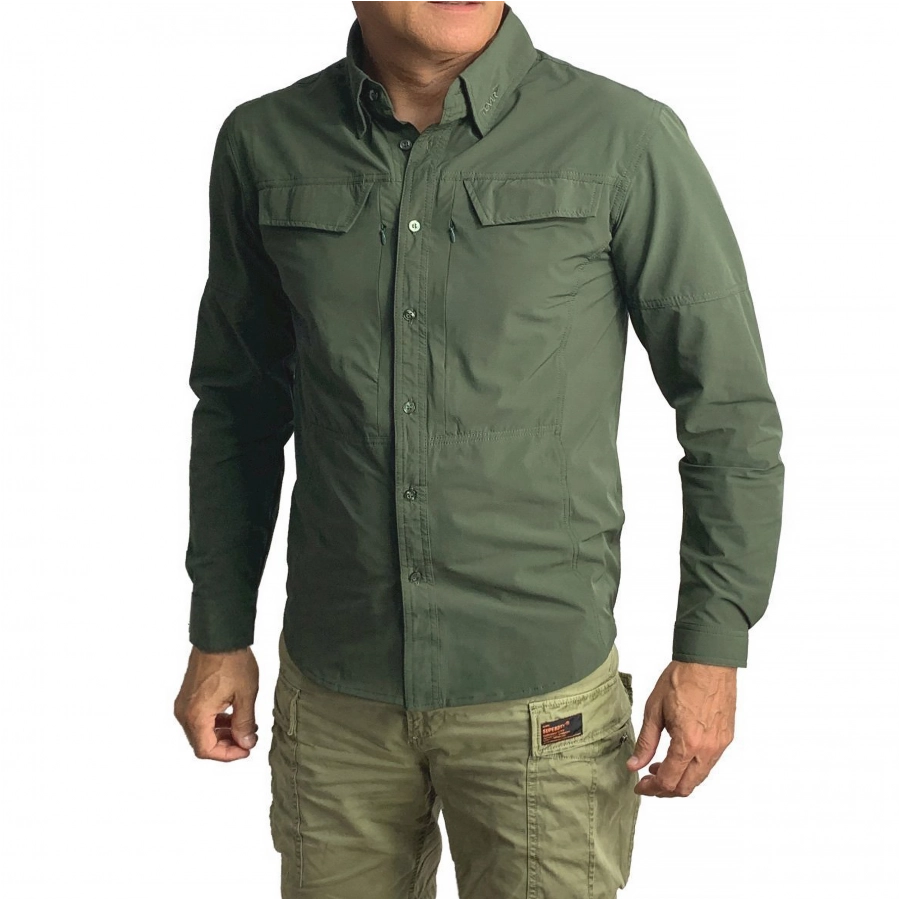 Texar men's tactical olive shirt 1/3