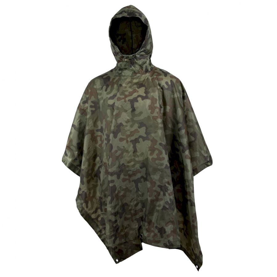 Texar ripstop pl camouflage poncho 1/2