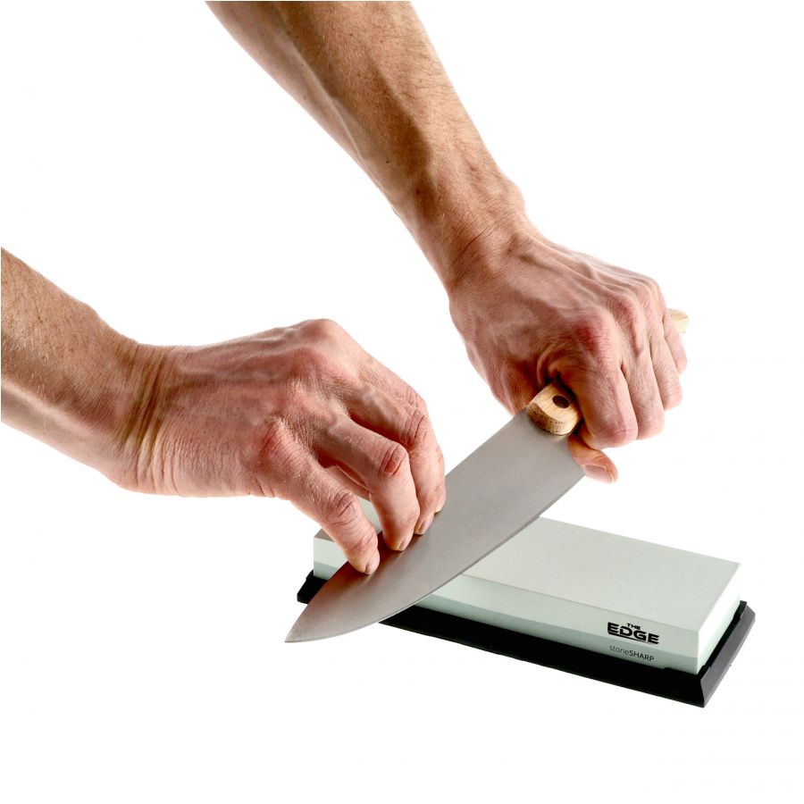 THE EDGE stoneSHARP 400/1000 whetstone knife sharpener 4/4