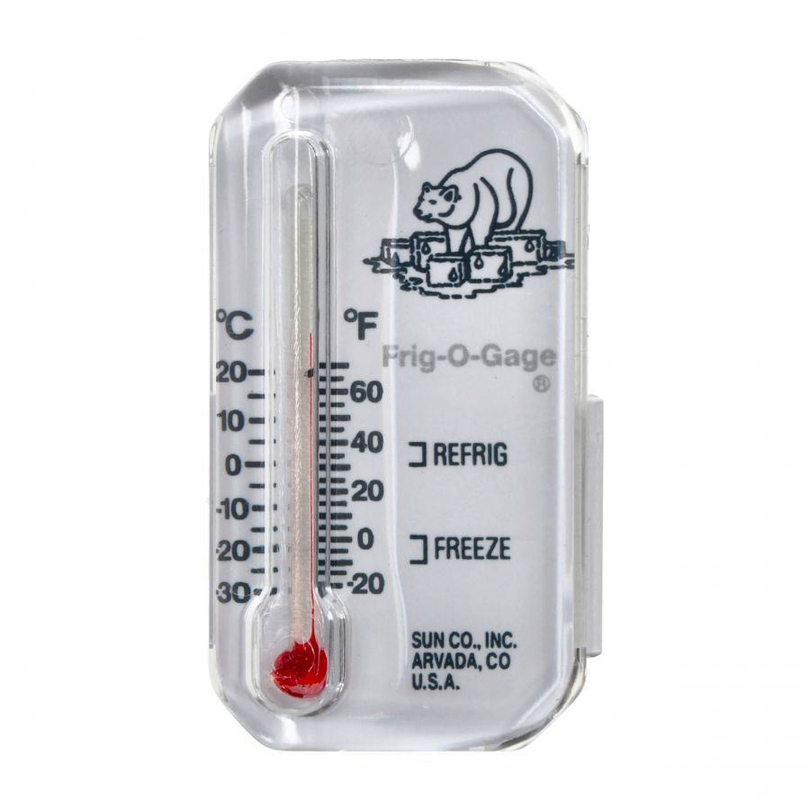 Thermometer for refrigerator, freezer Sun Co. Frig-o-ga 1/3