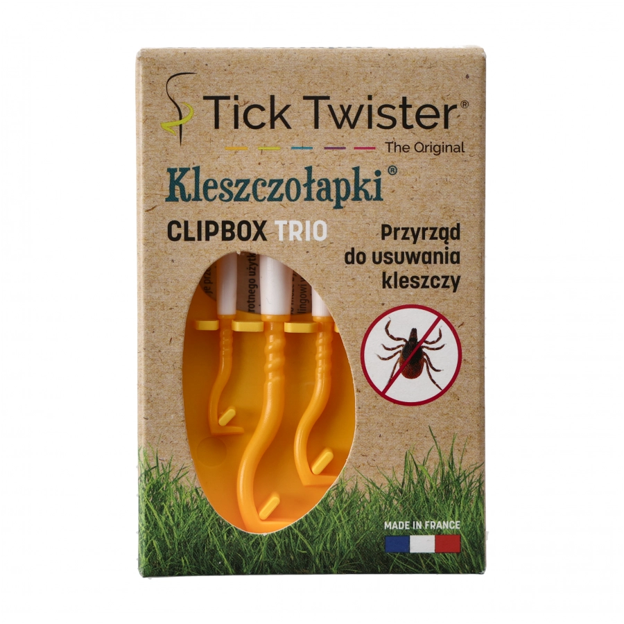 Tick Twister Clipbox Trio yellow 3pcs. 4/5