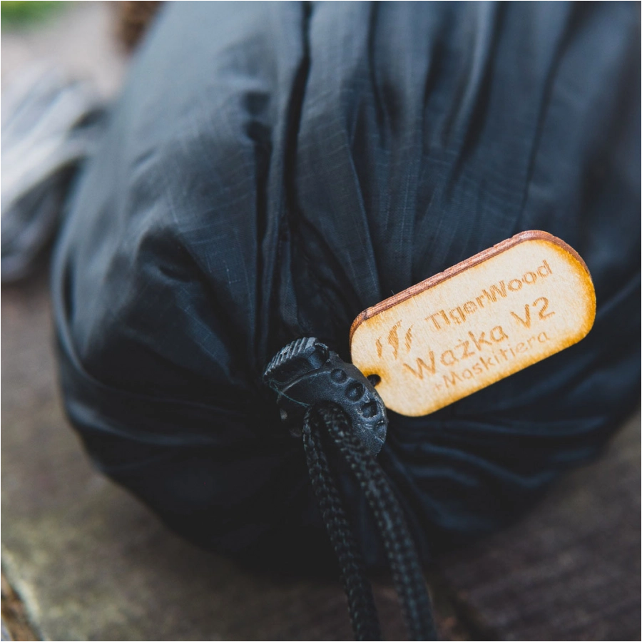 TigerWood Dragonfly V2 hammock with mosquito net black 4/10