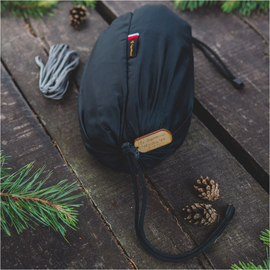 TigerWood Dragonfly V2 hammock with mosquito net black 3/10