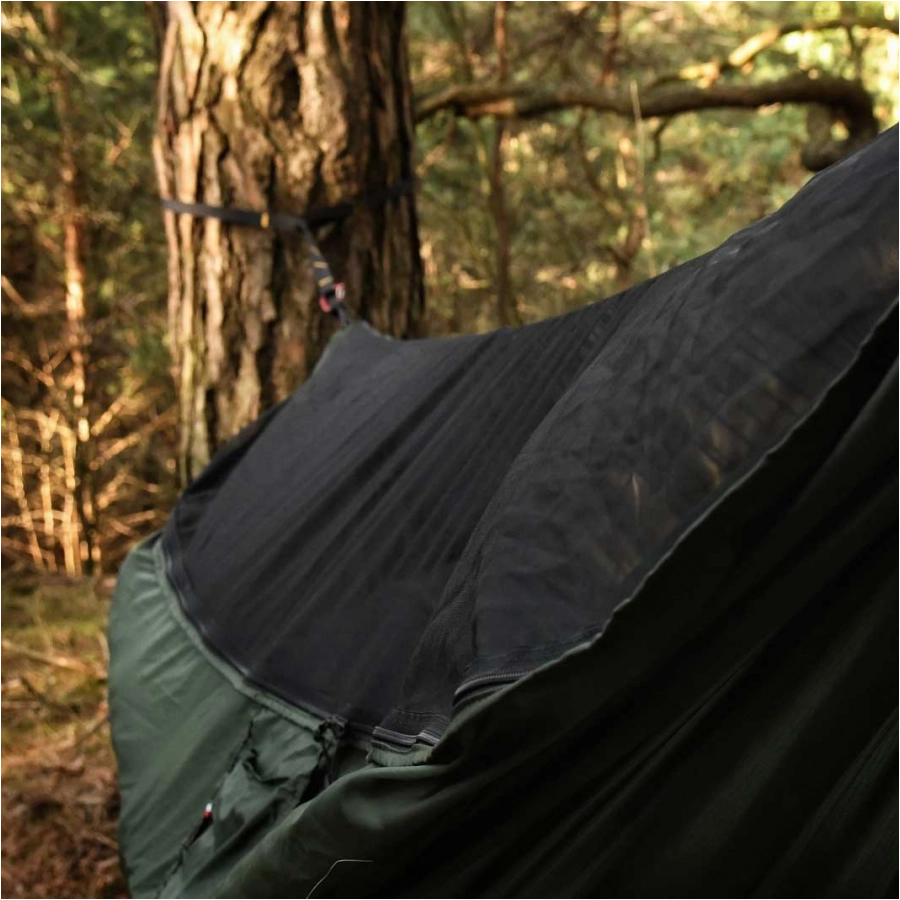 TigerWood Dragonfly V2 hammock with mosquito net green 2/5
