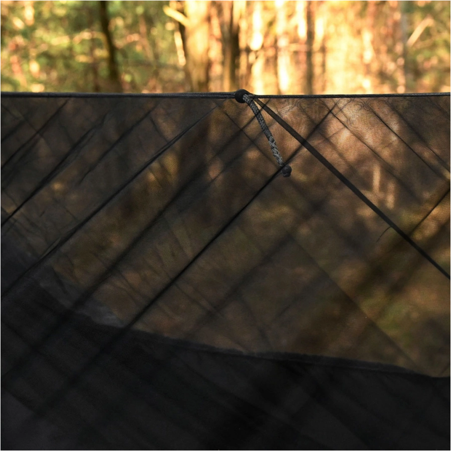TigerWood Dragonfly V2 long hammock with mosquito net black 3/8