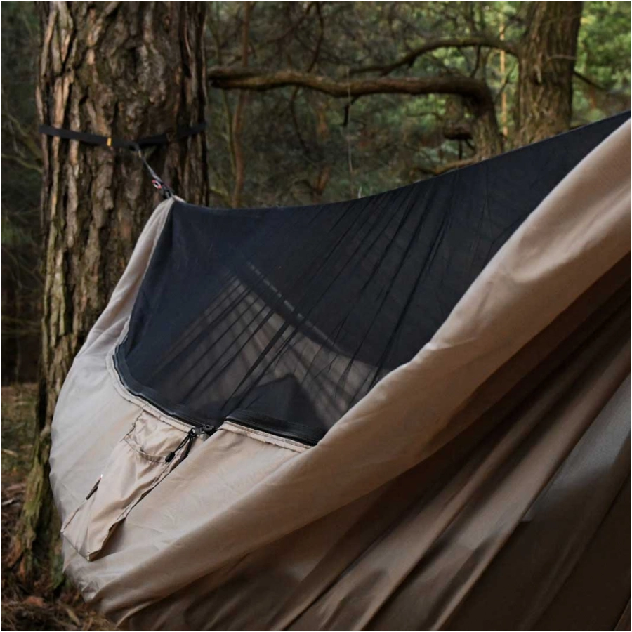 TigerWood Dragonfly V2 long hammock with mosquito net desert 2/5