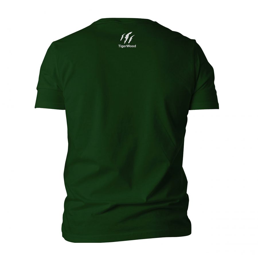 TigerWood Men's T-Shirt Oak Forge Green. 2/2