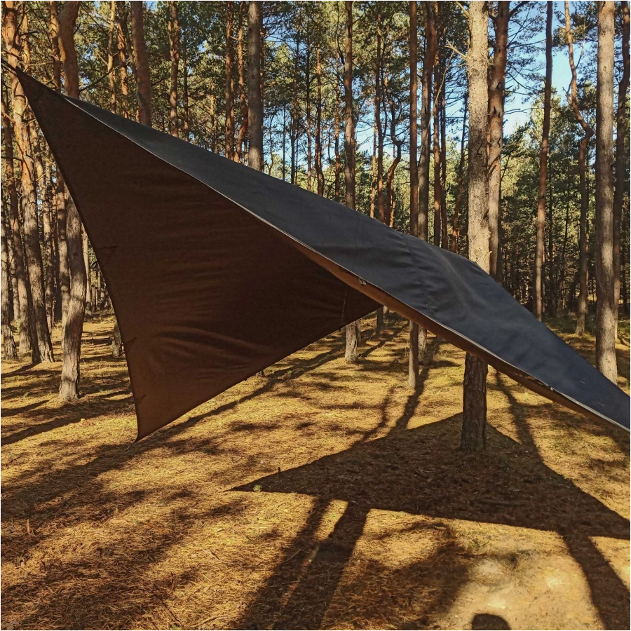TigerWood Tarp 3 m x 2 m black 4/7