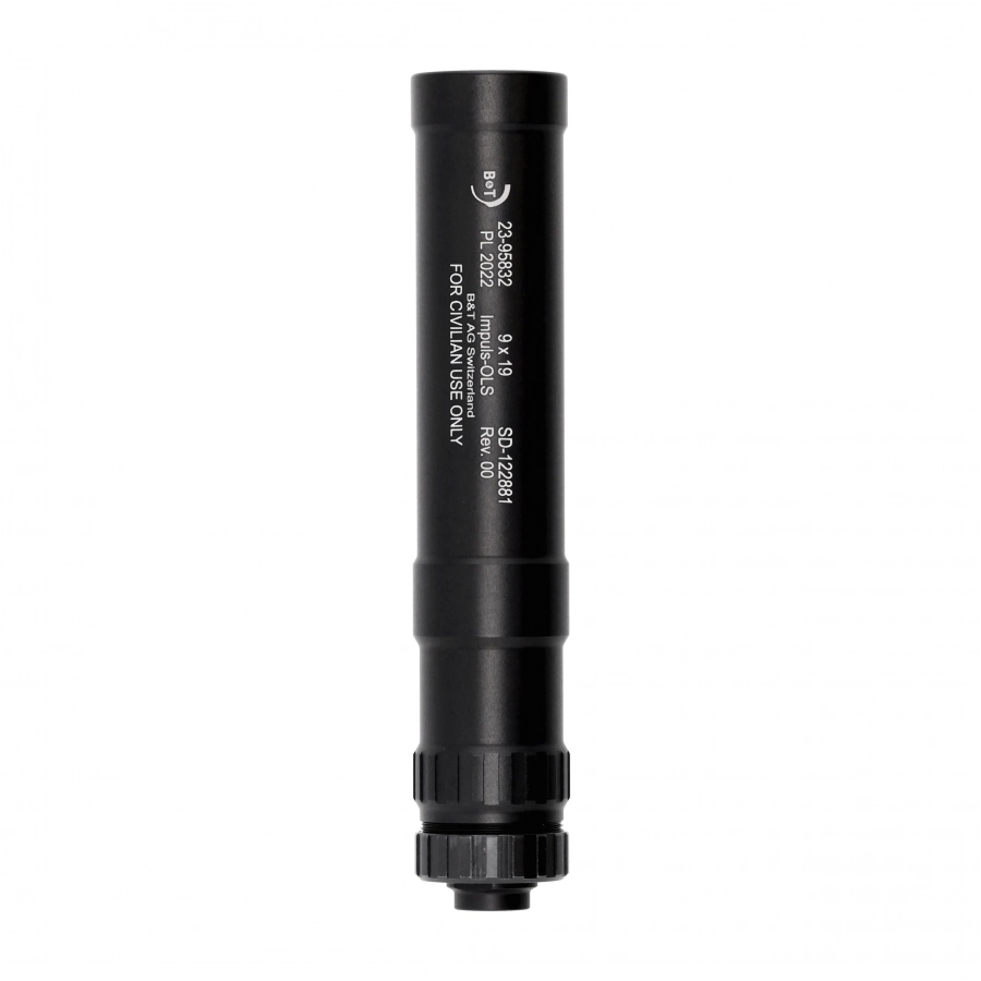 Tłumik do broni B&T Impuls-OLS 9 mm 1/2x28 UNEF 1/4