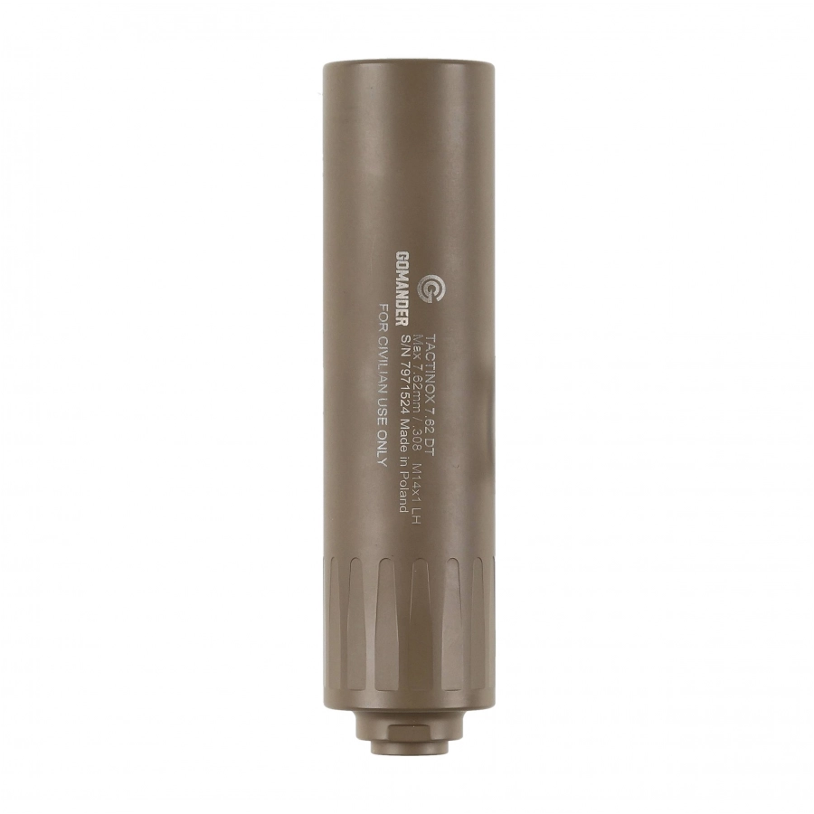 Tłumik do broni Gomander Tactinox DT 7,62 M14X1 LH FDE 1/8