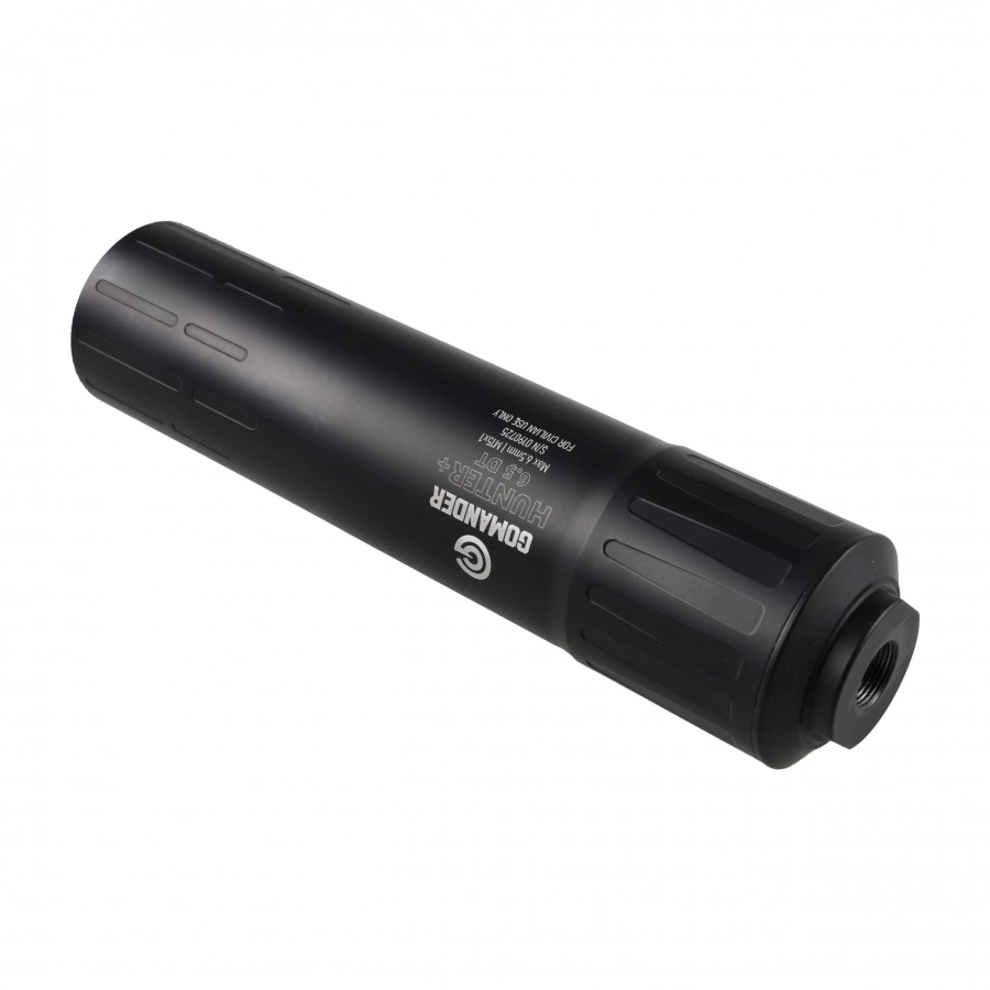 Tłumik do broni myśliwskiej Gomander Hunter 6,5 DT gen2 M15x1 czarny 3/8