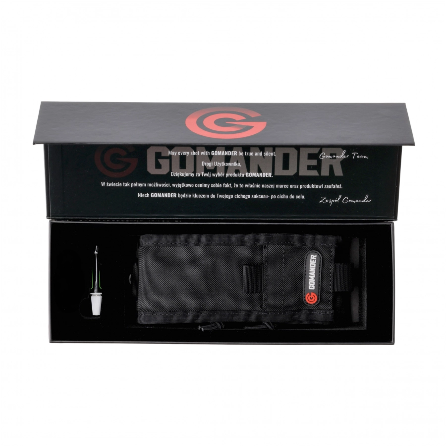 Tłumik Gomander Hunter II OB 8.0 M15X1 FDE 4/6