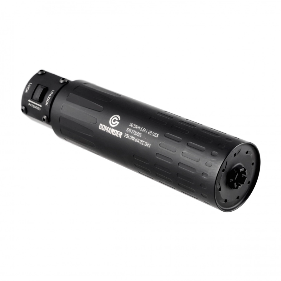 Tłumik Gomander Tactinox QD-LOCK L 5,56 M26x1,5 Czarny 2/15