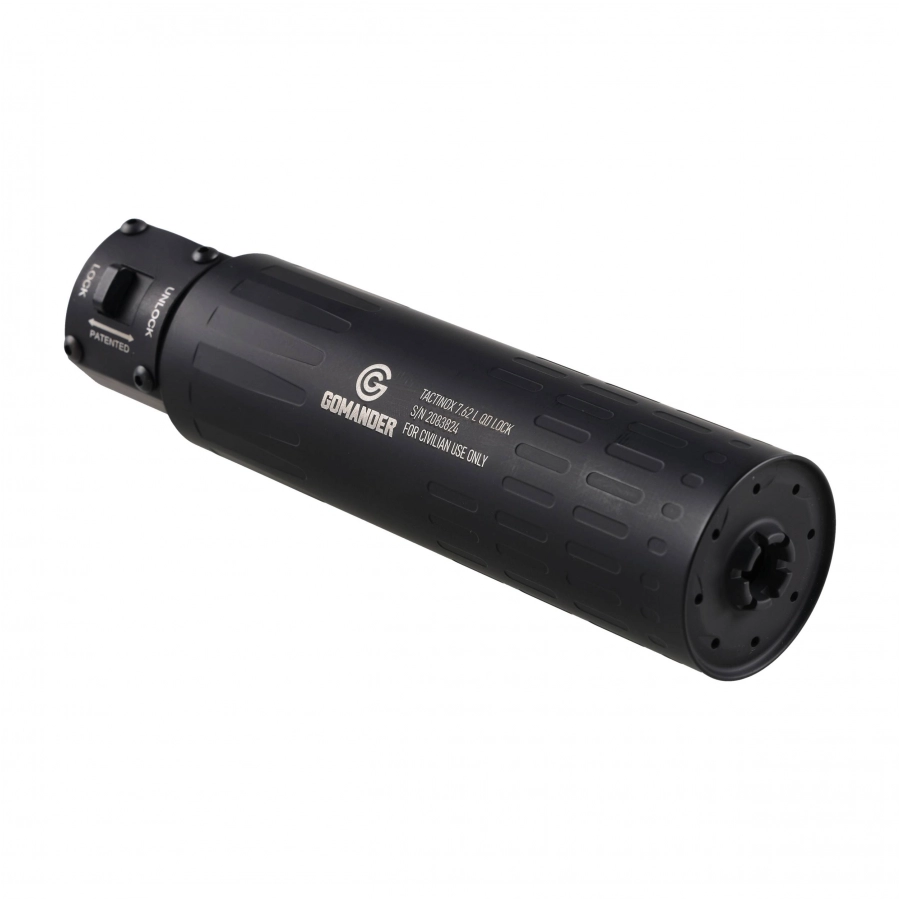 Tłumik Gomander Tactinox QD-LOCK L 7,62 M26x1,5 czarny 2/7