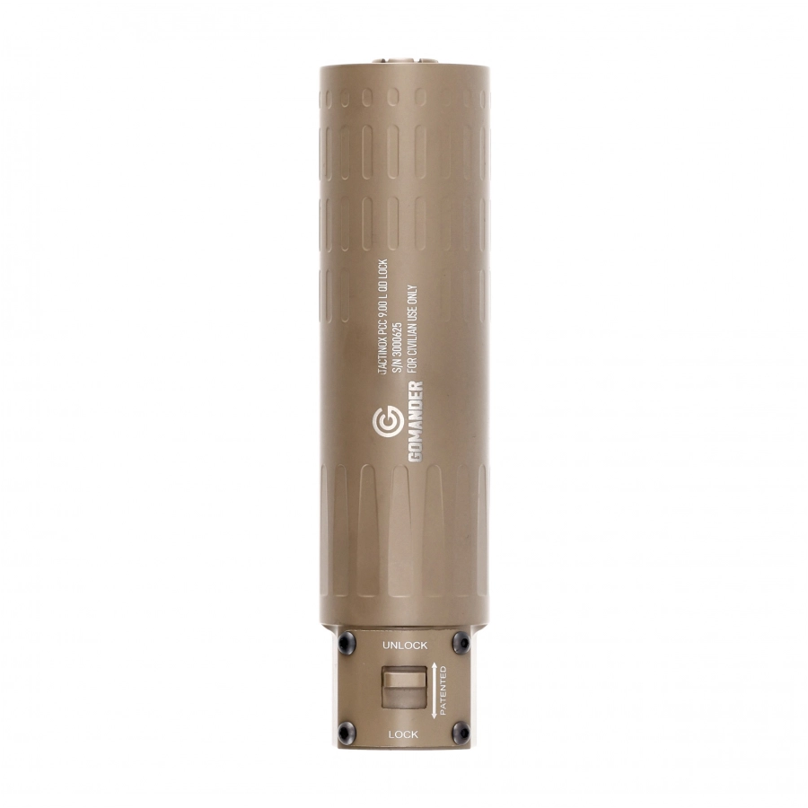 Tłumik Gomander Tactinox QD-LOCK L 9 PCC M26x1,5 FDE 1/7