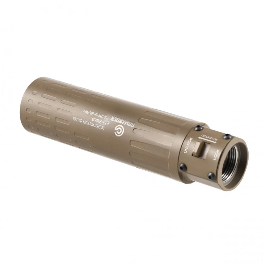 Tłumik Gomander Tactinox QD-LOCK L 9 PCC M26x1,5 FDE 3/7
