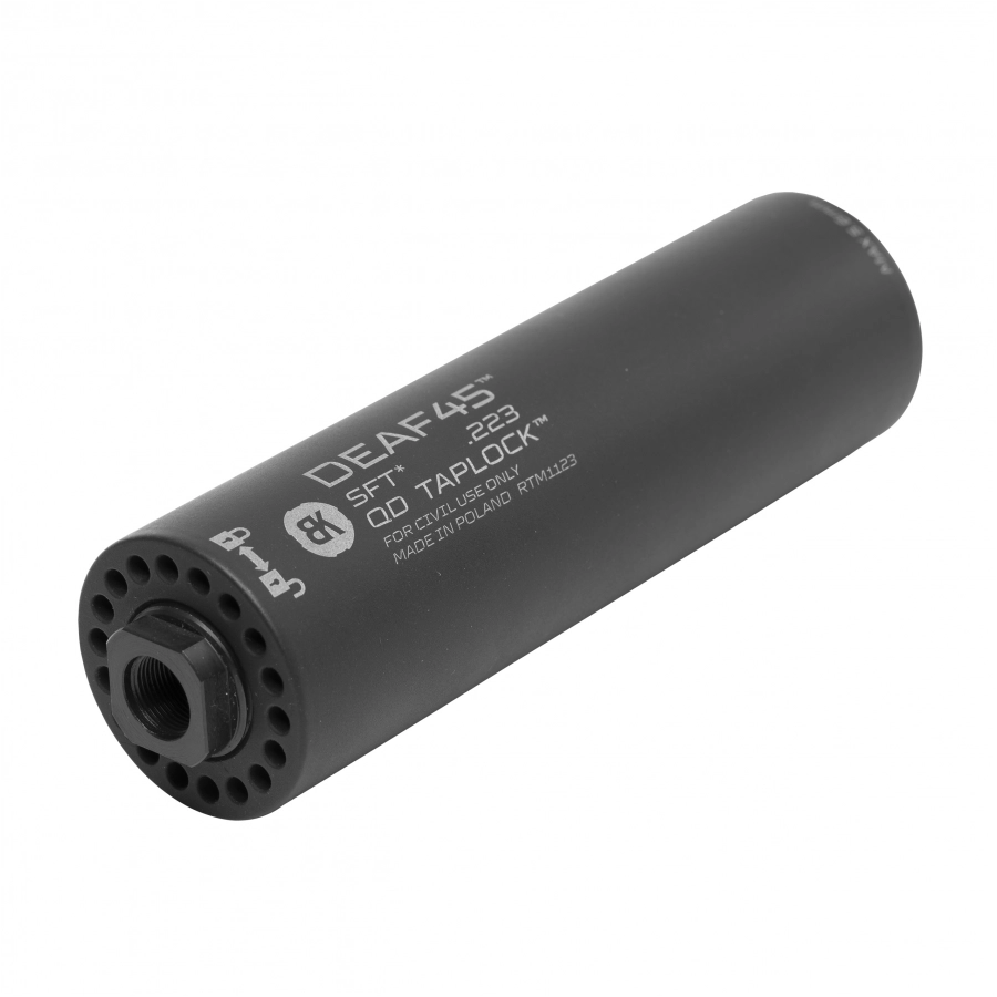 Tłumik z hamulcem do broni BK Precise DEAF45 .30" QD Taplock 3GUN MB czarny 2/3