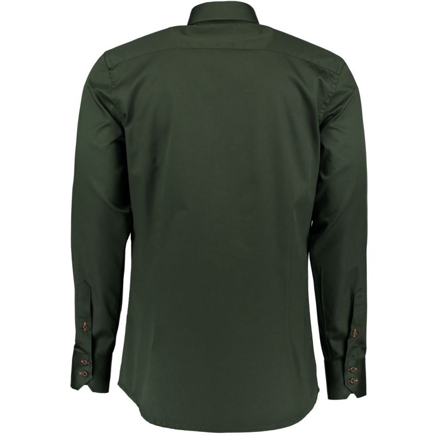 Tom Collins men's shirt dark green 2/3